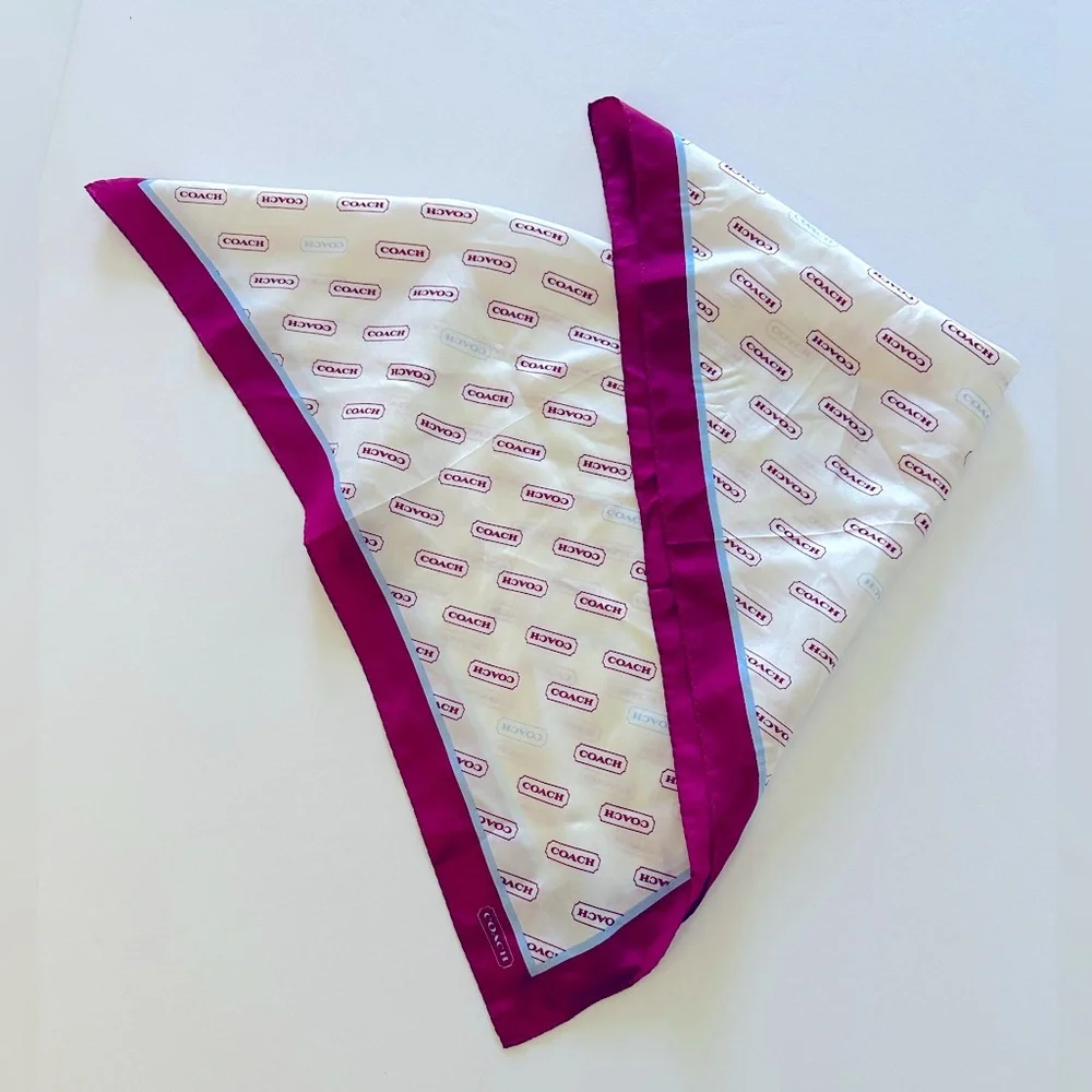 COACH || Monogram Neck Scarf. Sz. - Picture 8 of 13